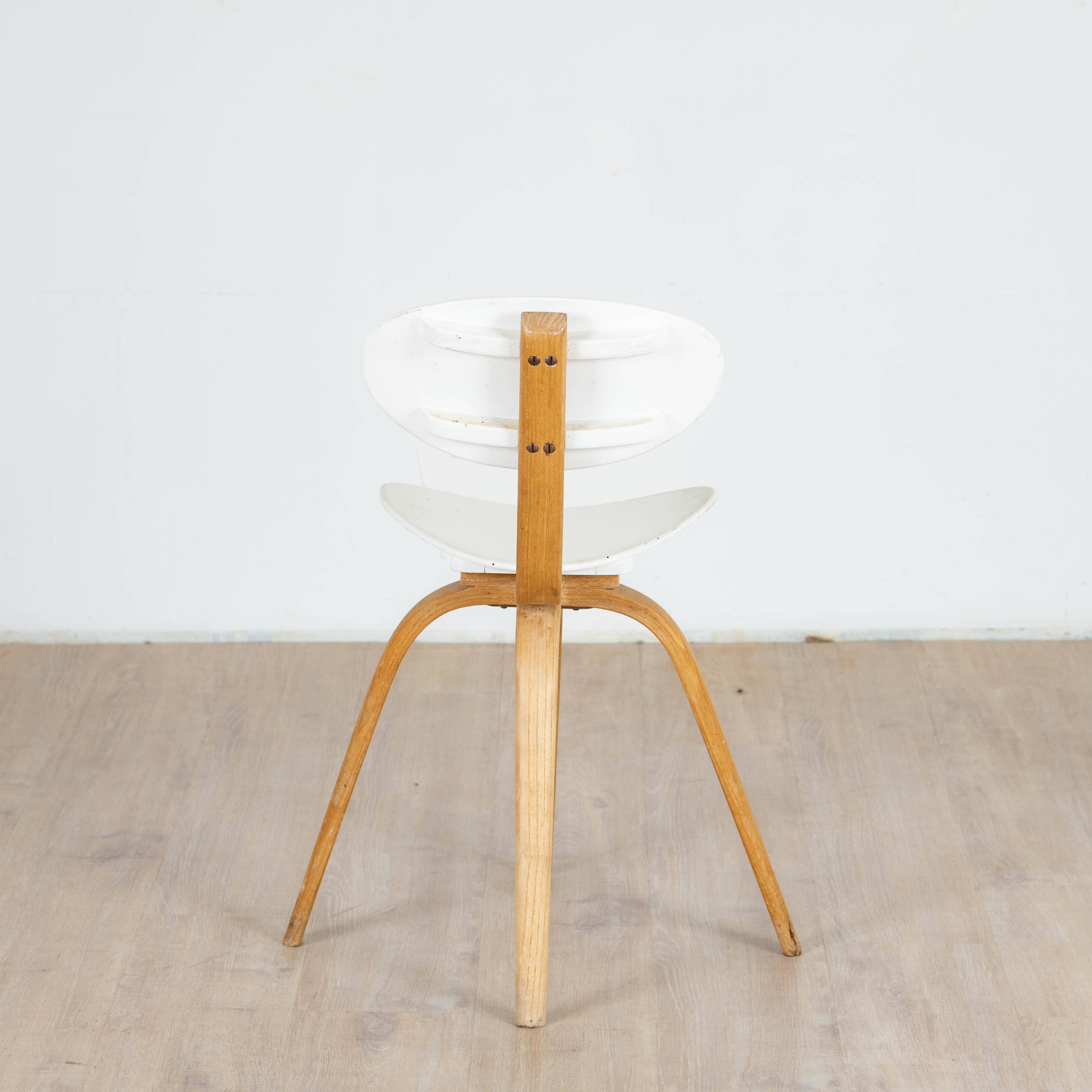 Bow Wood Chairs No. 3, Wilhelm Von Bode, Steiner Edition, Circa 1950