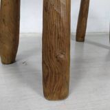 Brutalist wooden coffee table