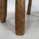 Table basse bois brutaliste