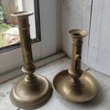 Brass candlesticks
