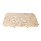 Table basse vintage en pierre fossile, 1970