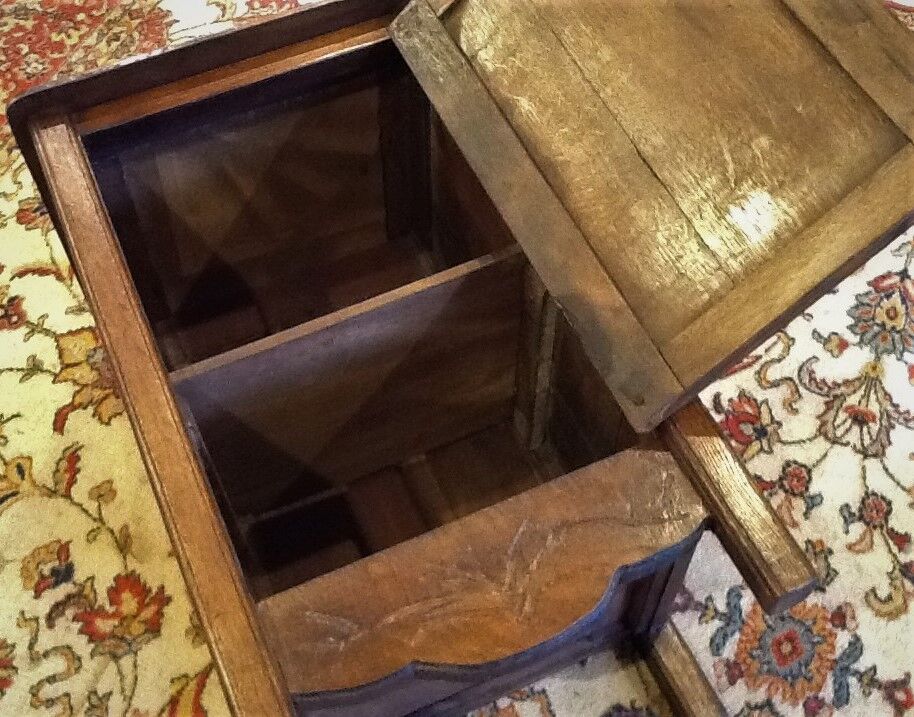 Small antique furniture rustic jam a door oak wood