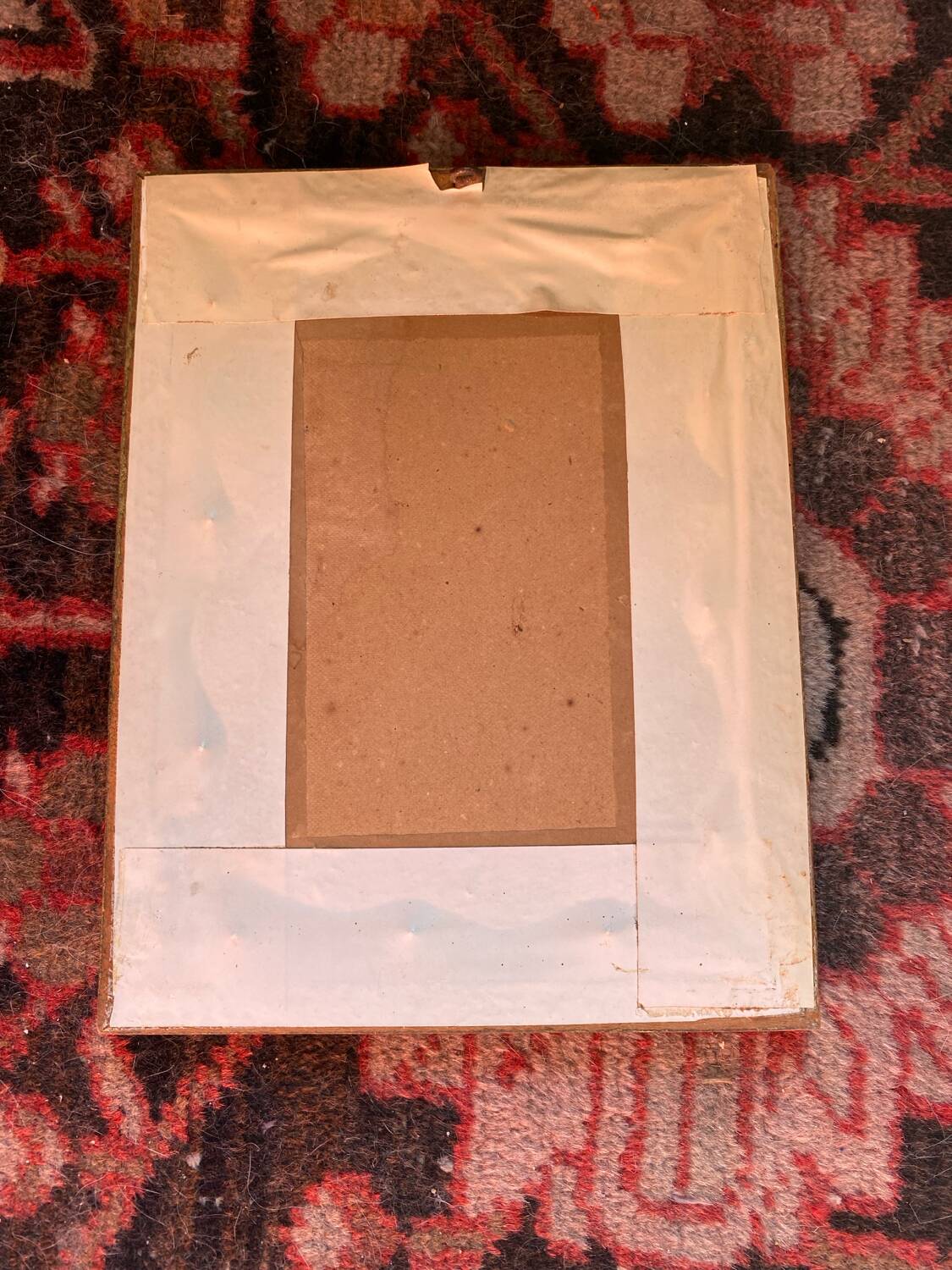 2 Redouté botanical frames of rose bushes.