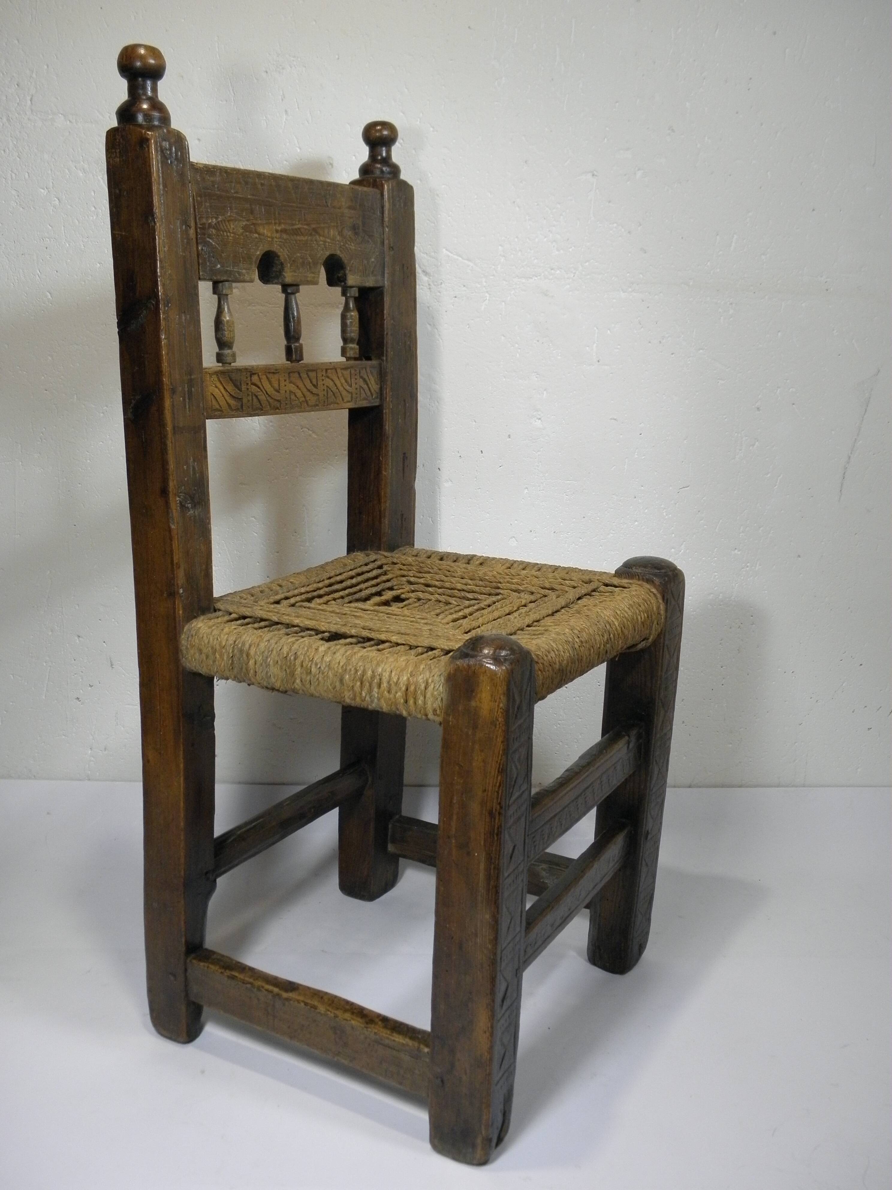 Rustic chair - Folk art - Spain