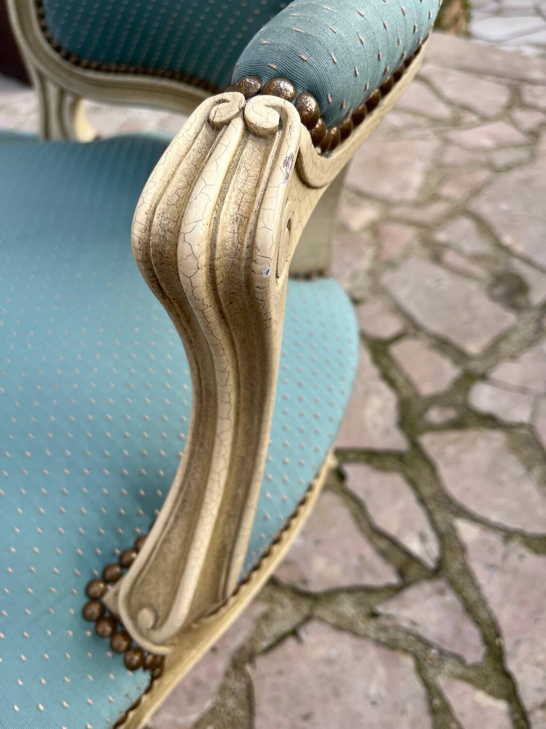 Fauteuil cabriolet Louis XV