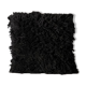Coussin berbère noir en laine 40x40