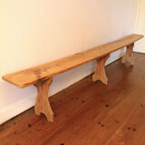 Wooden guinguette bench