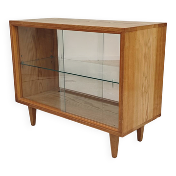 Petite vitrine deux faces bois et verre  Frantisek Jirak 1960