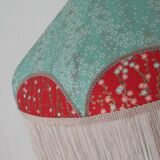 Retro lampshade with fringe "Loubianca".