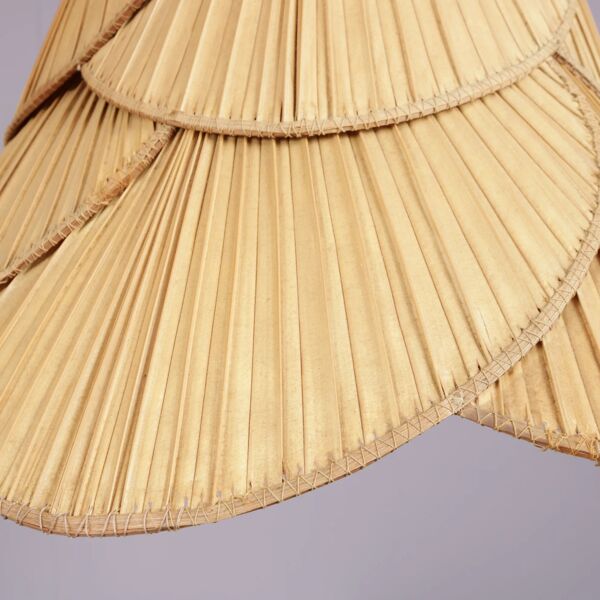 Suspension ''Uchiwa'' dans le style d'Ingo Maurer, Allemagne 1970