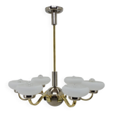 Large Art Deco Chandelier, 1930s, Restored