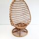 Vintage rattan egg chair 1960s