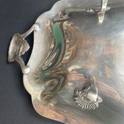 Grand plat corbeille centre de table – Métal Argenté – Roux-Marquiand