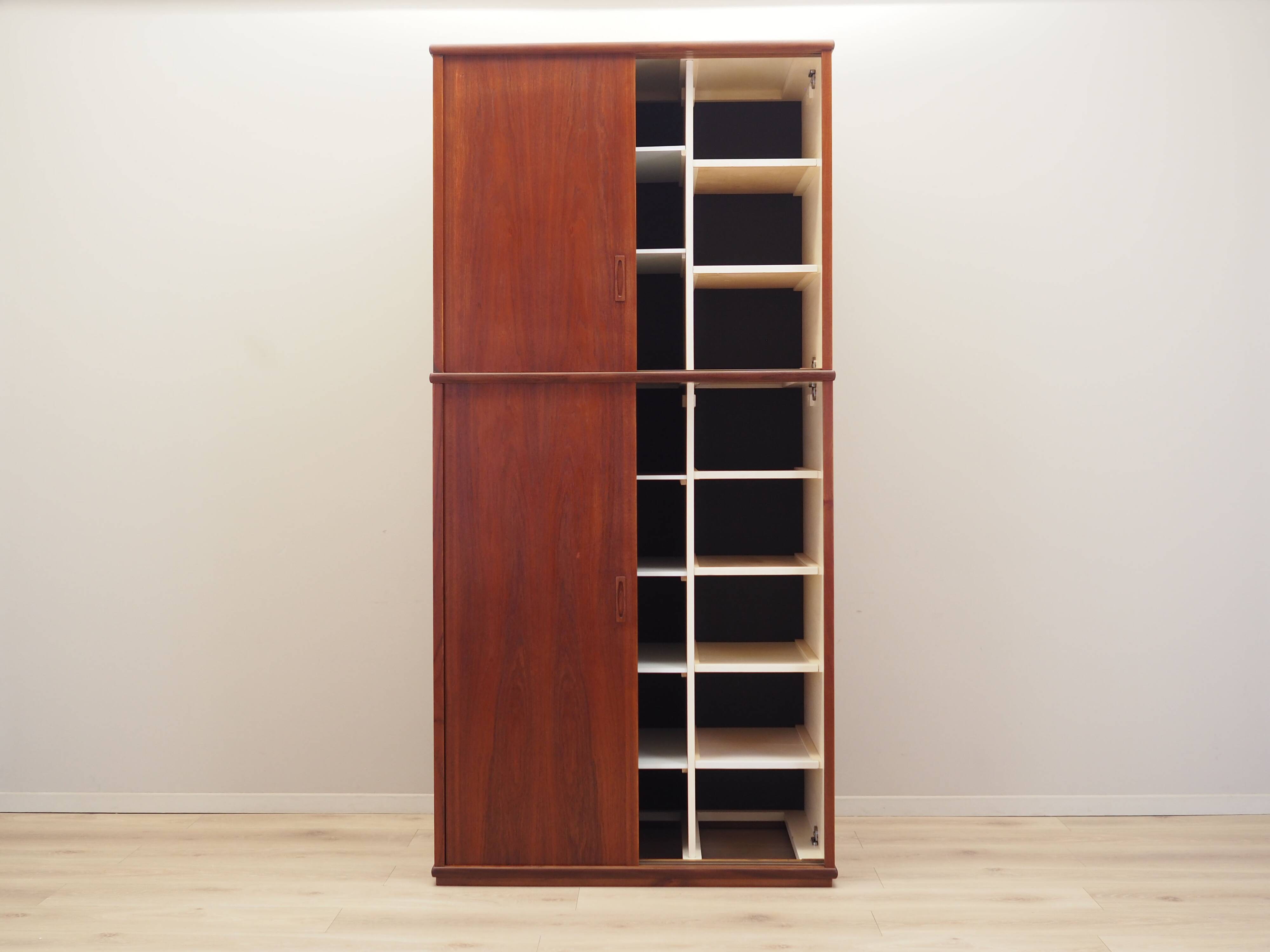 Teak wardrobe, Danish design, 1970s, production: Denmark