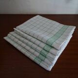 Lot 5 vintage antique tea towels 75 x 50