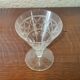 Port carafe in bohemian cut crystal and its 4 Glasses