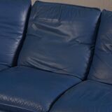 Nicoletti Salotti post-modern leather sofa, Italy 1980’s