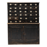 Travail Populaire Apothecary Cabinet, France, 19th Century