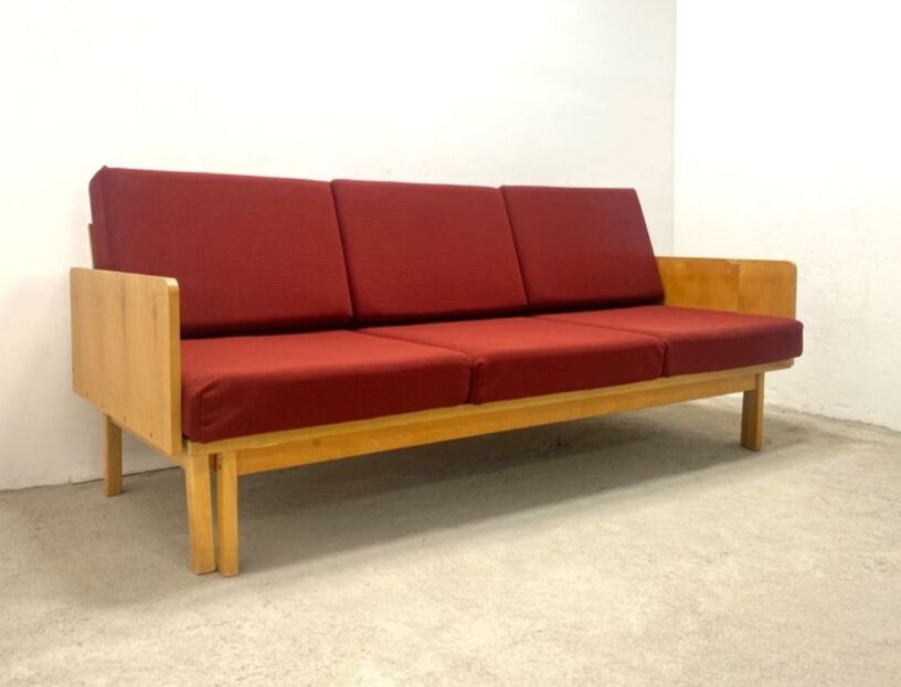 Daybed sofa bed Česky Nabytek, Vintage Czech 1960s