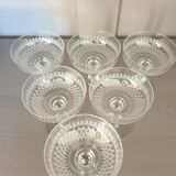 Old champagne glasses