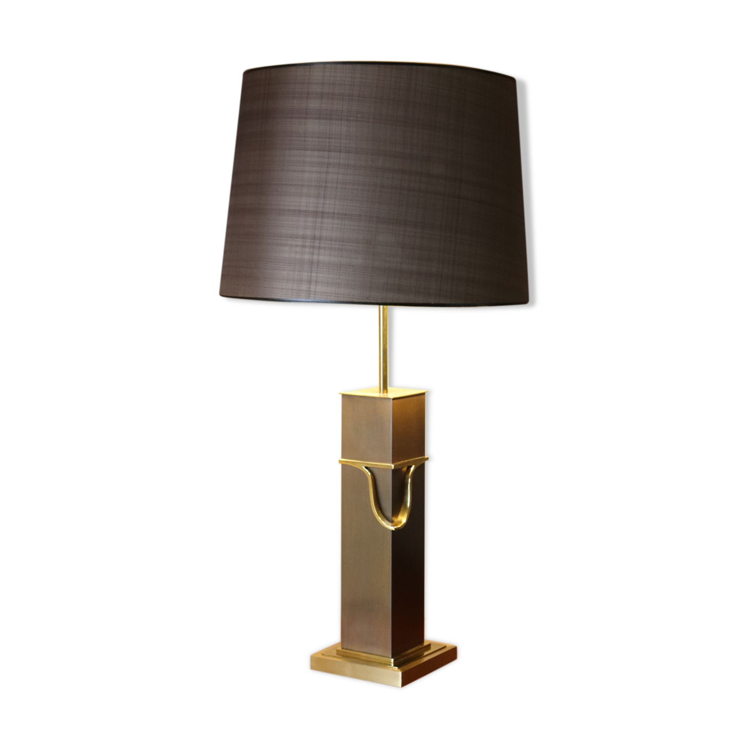 Hollywood Regency Brass Table Lamp