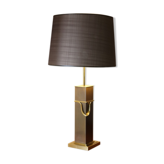 Hollywood Regency Brass Table Lamp