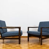 Pair of mid century armchairs "b7522 " by Zenon Bączyk,  Poland, 1960's
