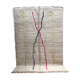 Moroccan Berber carpet Beni Ouarain with colorful lines 3.03x1.96m