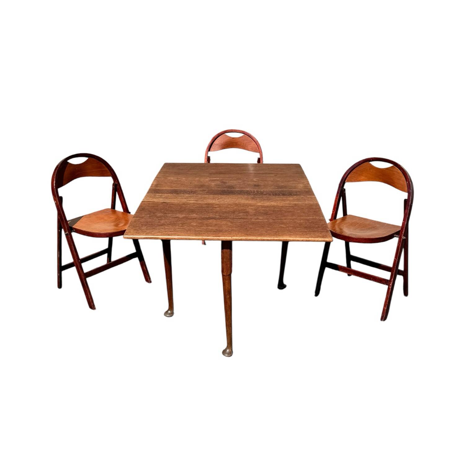 1900 George III solid oak table