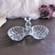 Saleron molded glass 2 compartments