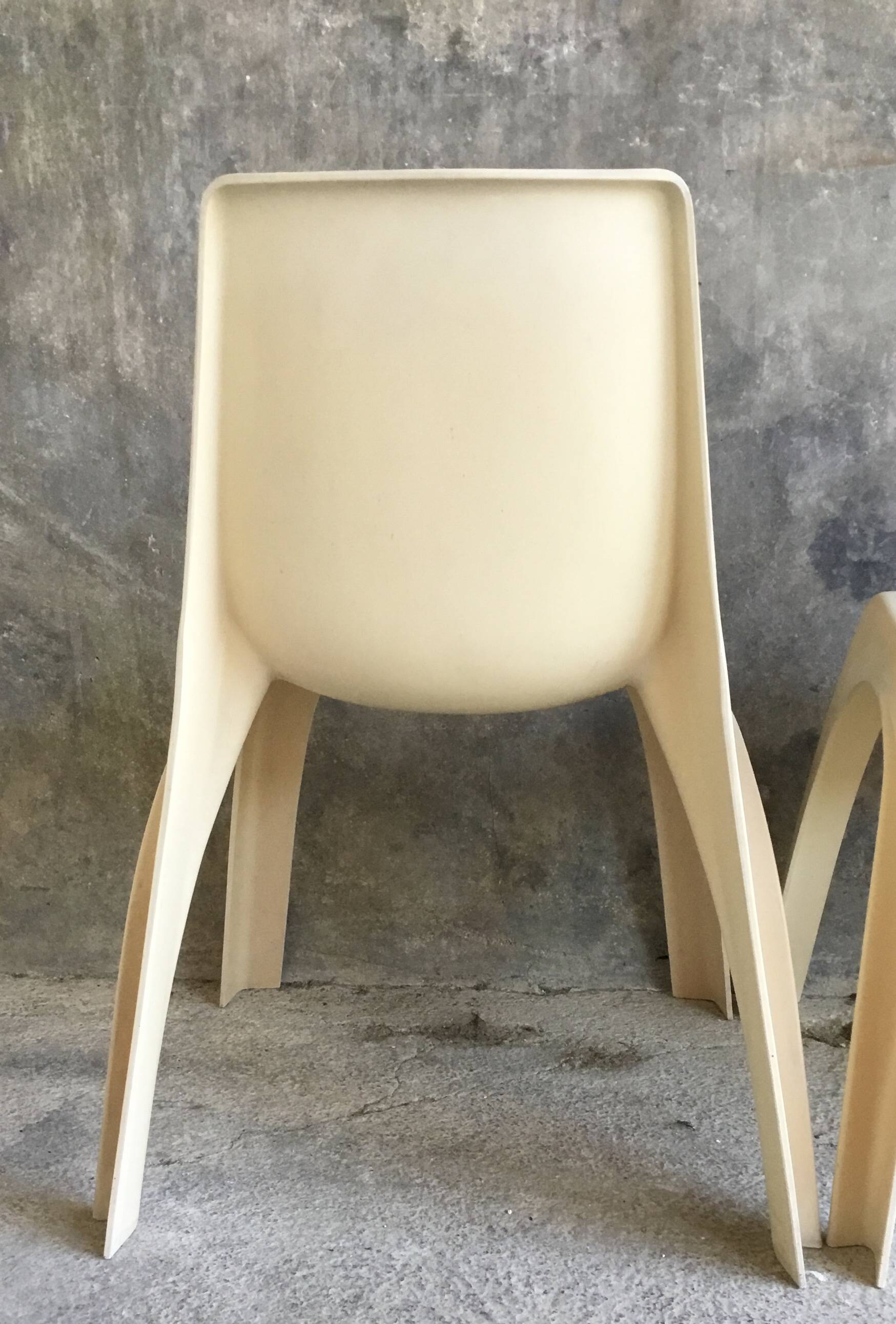 Set of 4 Kartell chairs model 4850 design Castiglioni Gaviraghi Lanza made in Italy 1965