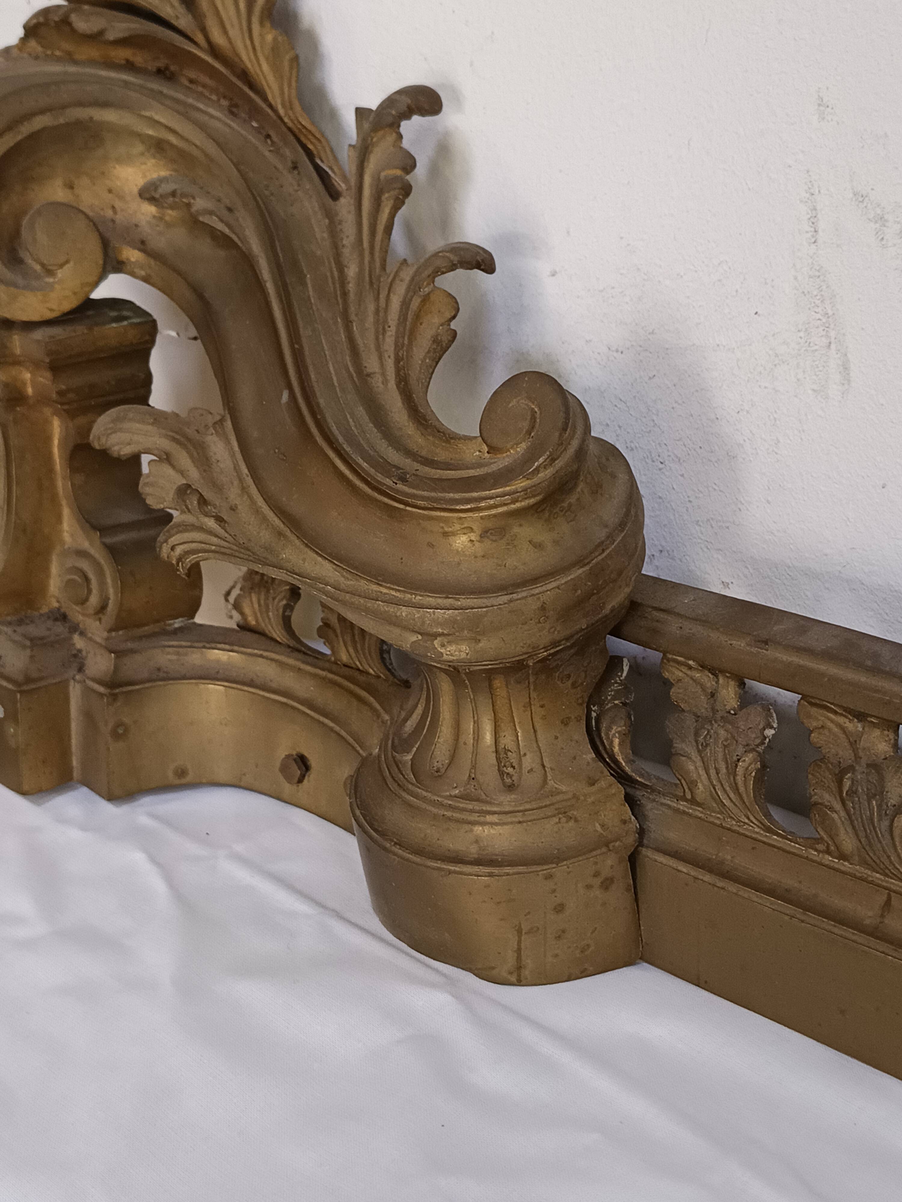 bronze fireplace bar