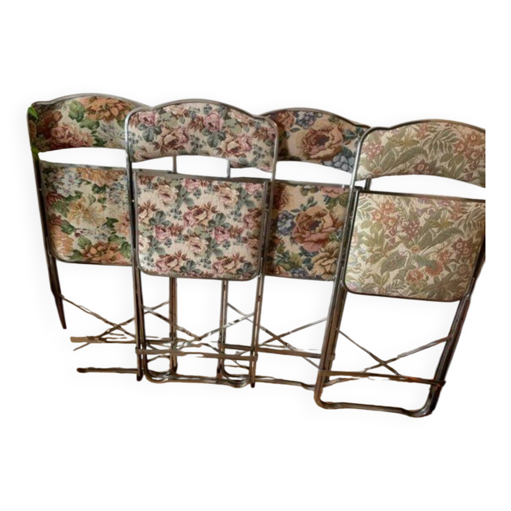 4 chaises pliantes vintages Chaisor