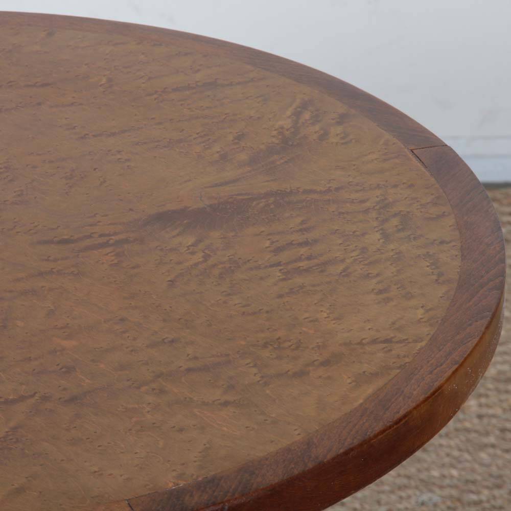 Side table/coffee table, wood and metal, 20th century