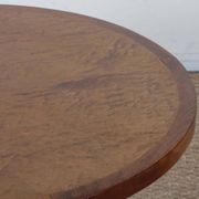 Side table/coffee table, wood and metal, 20th century
