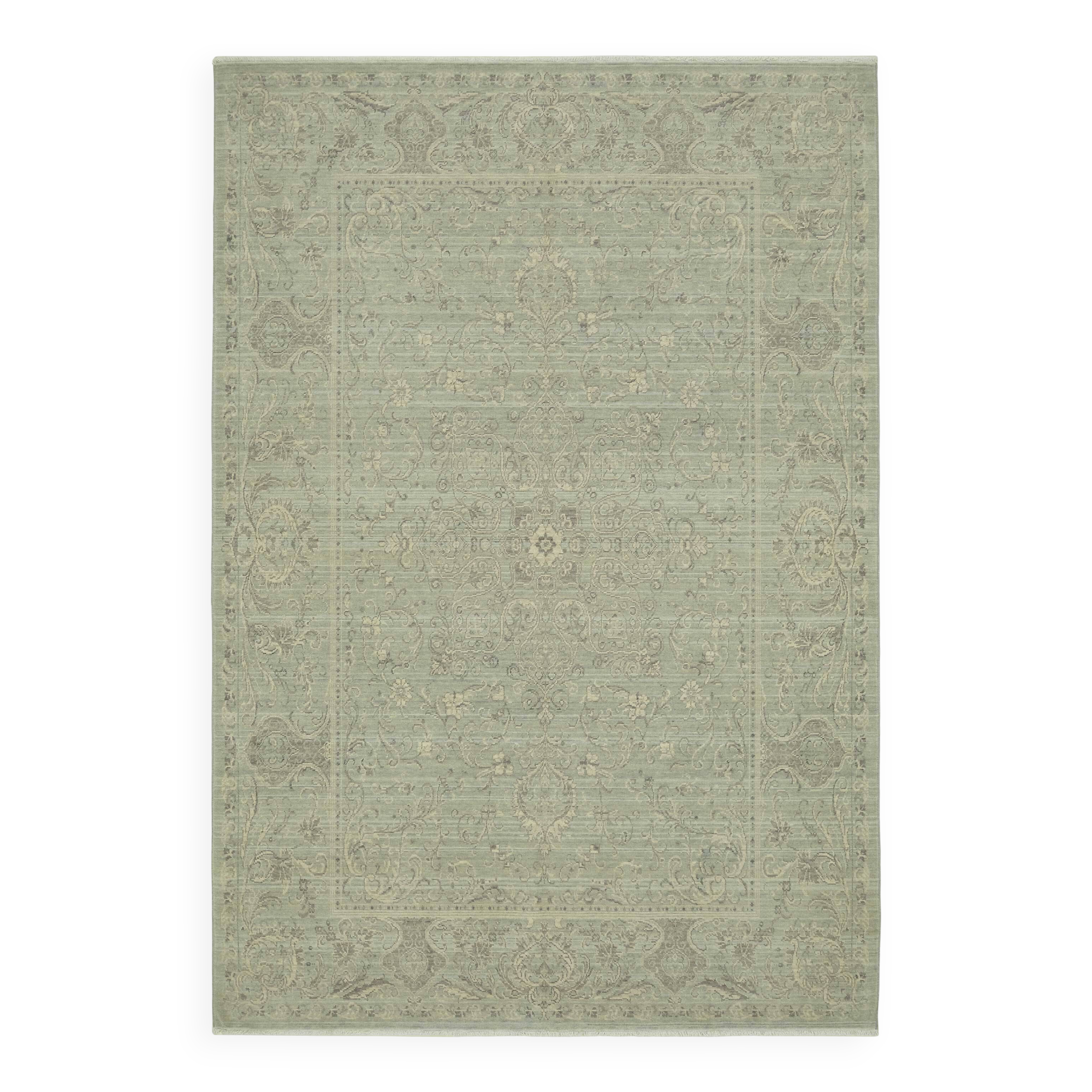 Turkish Handcrafted Loom Oushak Rug 203 cm x 297 cm