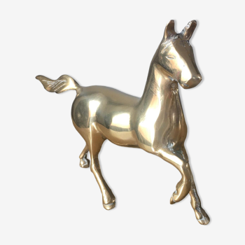 Brass horse