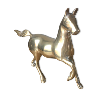 Brass horse