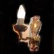 Wall light with a vintage gold bulb, very good condition