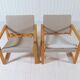Karin Mobring Diana mid-century modern armchairs by Ikea in Sweden, 1970s.