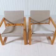 Karin Mobring Diana mid-century modern armchairs by Ikea in Sweden, 1970s.