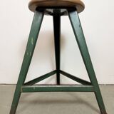Green Industrial Workshop Stool, 1960s