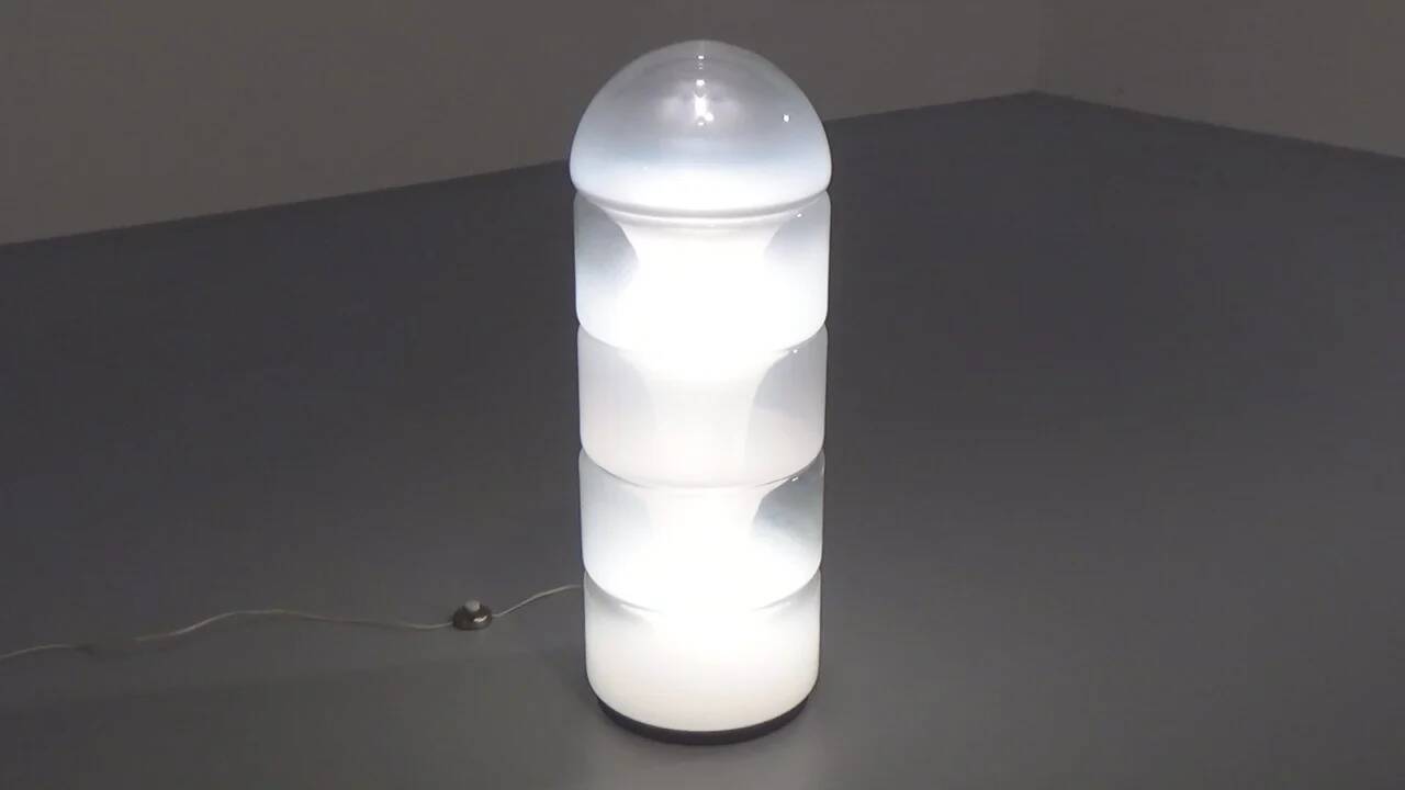 Lampadaire « Sfumato » LT 316 de Carlo Nason pour Mazzega, années 1970