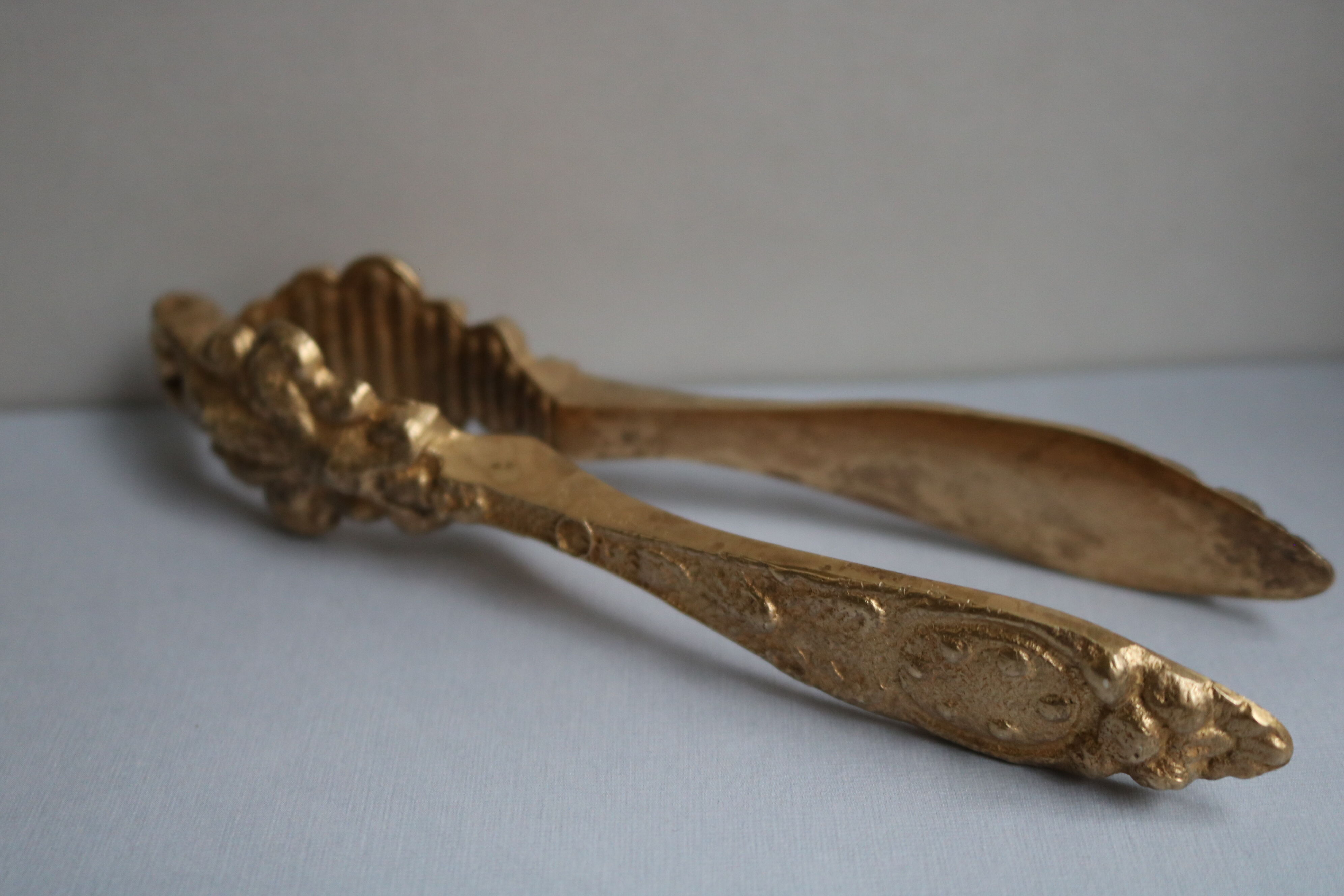 Vintage brass ornate nutcracker