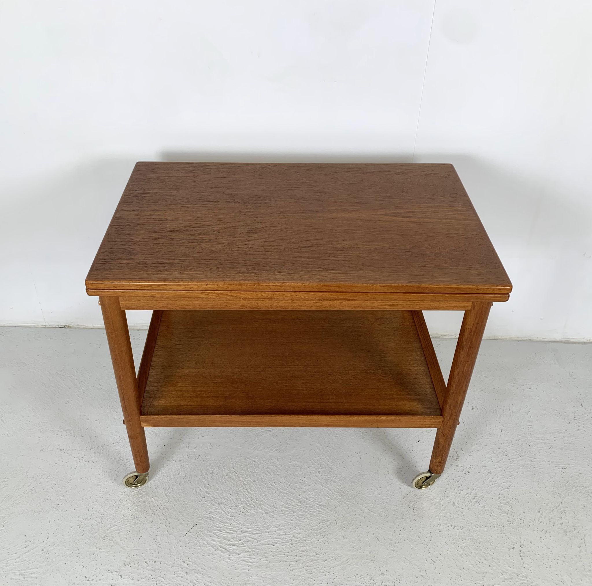 Danish midcentury teak bar trolley by Grete Jalk