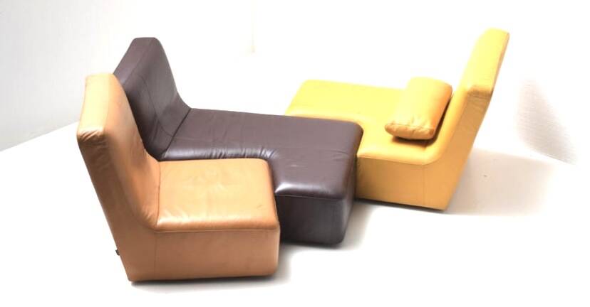 Leather sofa Ligne Roset model Confluence
