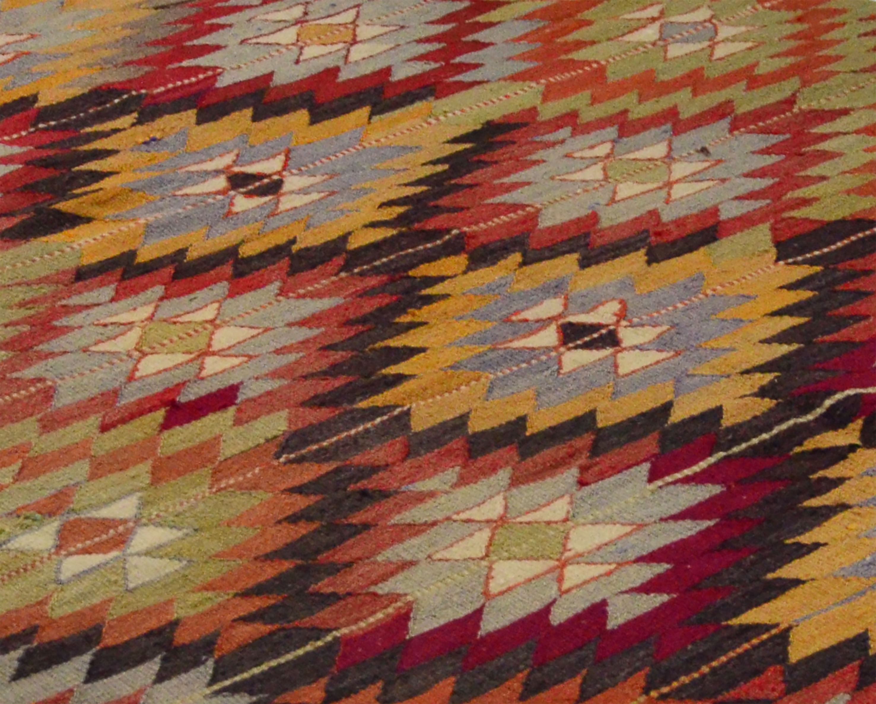 Anatolian handmade kilim rug 250 cm x 140 cm