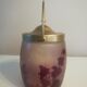 Legras biscuit bucket in glass paste Ruby series