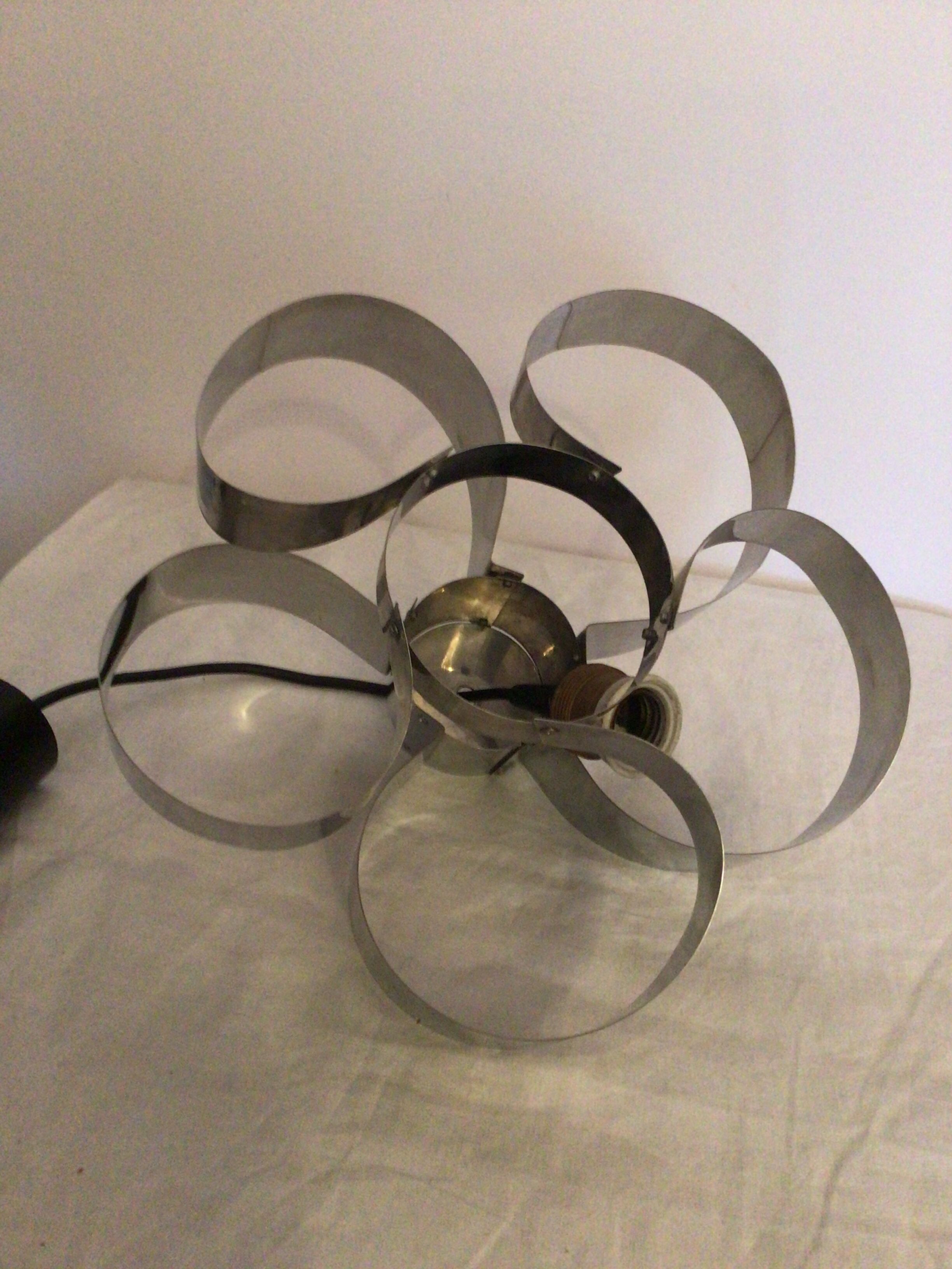 Hanging lamp sheets aluminum metal year 60/70