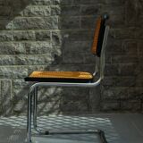 Pair of black Cesca chairs B32 Marcel Breuer